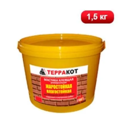 Мастика жаростойкая Терракот 1,5 кг в Слониме