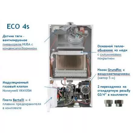 Газовый котел Baxi ECO 4S 24 в Слониме